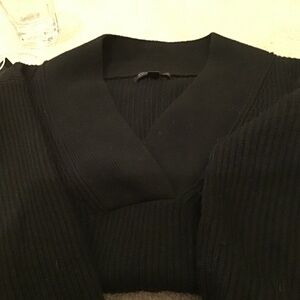 Banana Republic Cashmere Blend V neck ribbed pullover size xs